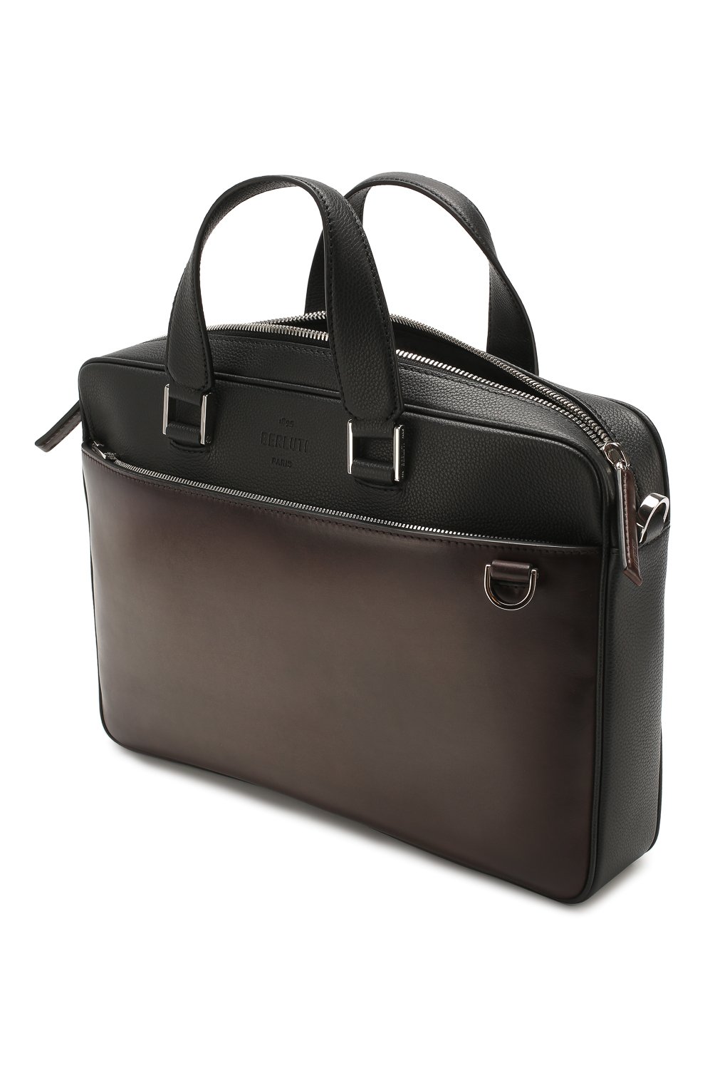 Кожаная сумка для ноутбука BERLUTI коричневого цвета по цене 165000 руб., арт. M196079, фото 4 Кожаная сумка для ноутбука BERLUTI, арт. M196079, фото 4