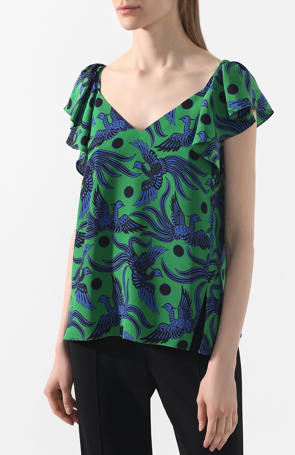 Шелковый топ KENZO, арт. 2T0131525, фото 3