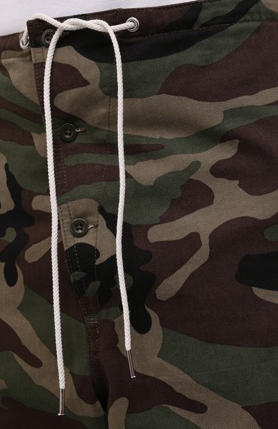 Хлопковые брюки-карго CELINE, арт. 2Z133494M, фото 5