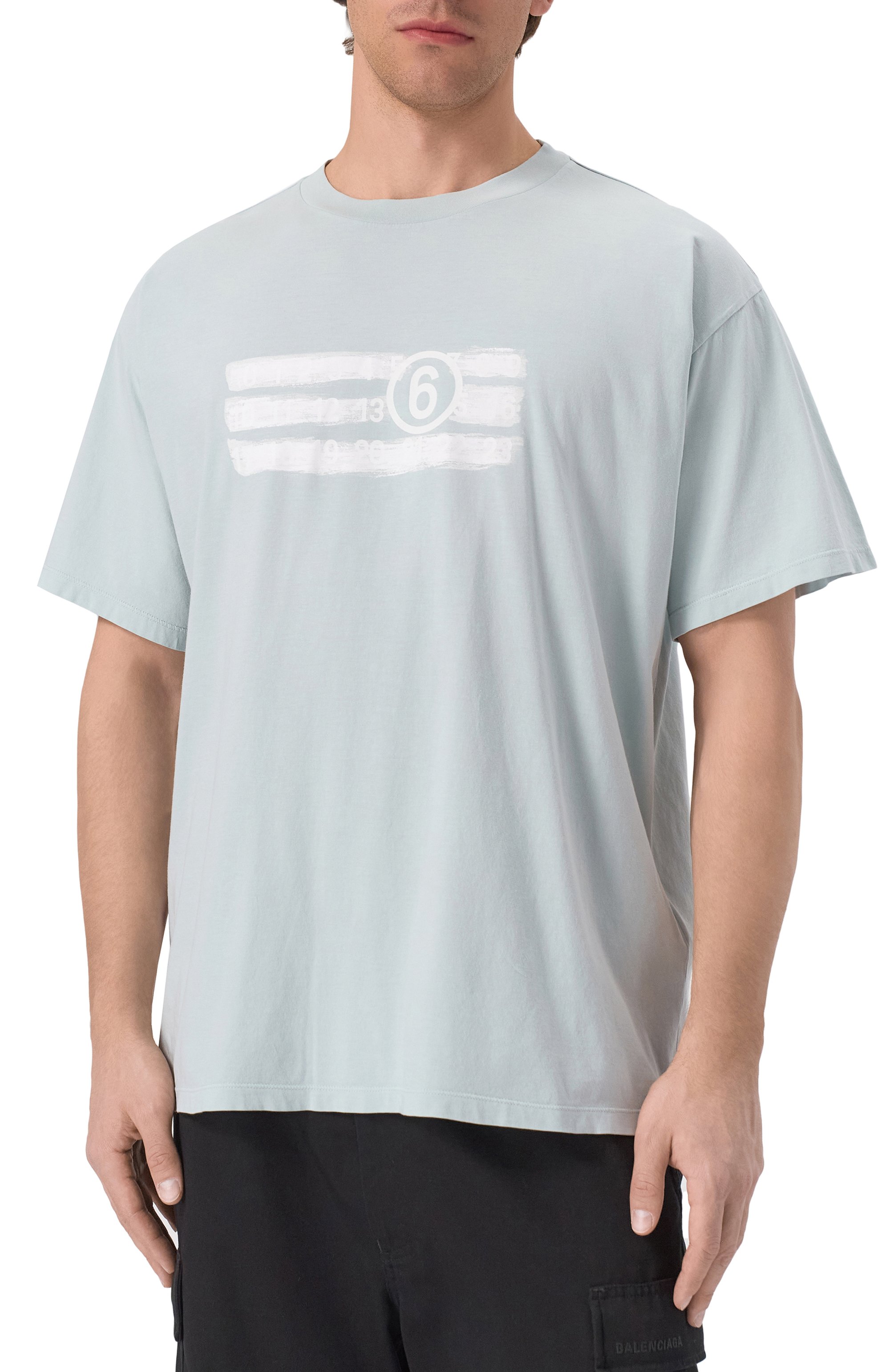 Хлопковая футболка MM6, арт. SH2GC0023/M20115, фото 3