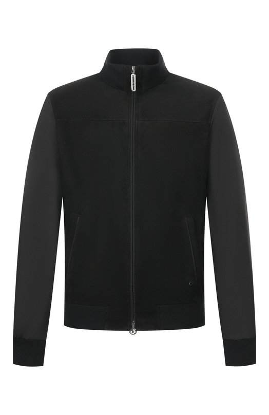 Замшевый бомбер Stefano Ricci MDJ6100190/5911 Чёрный MDJ6100190/5911