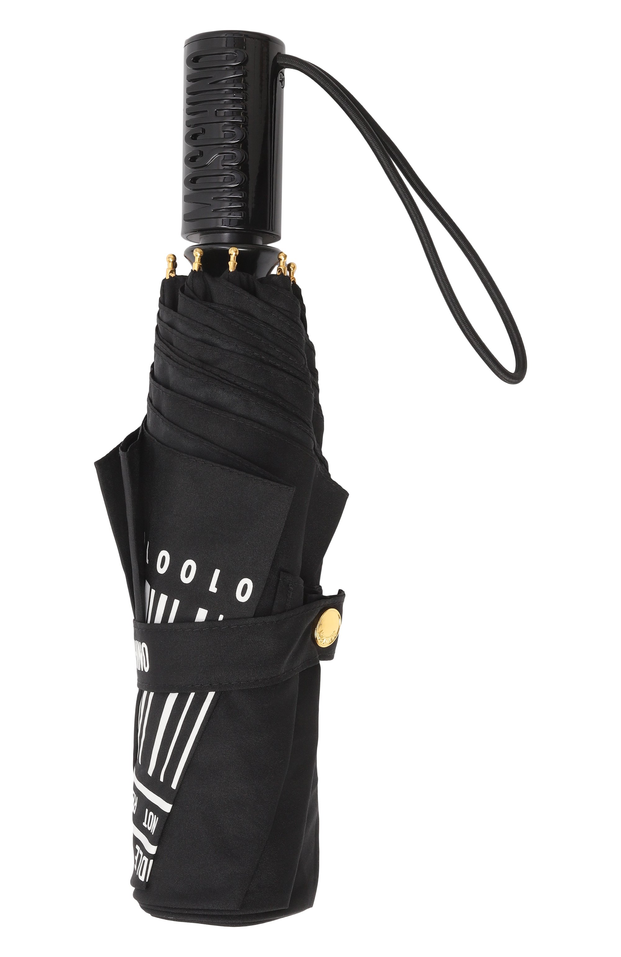 Складной зонт MOSCHINO черного цвета по цене 9295 руб., арт. 8941 0PENCL0SE, фото 5 Складной зонт MOSCHINO, арт. 8941 0PENCL0SE, фото 5