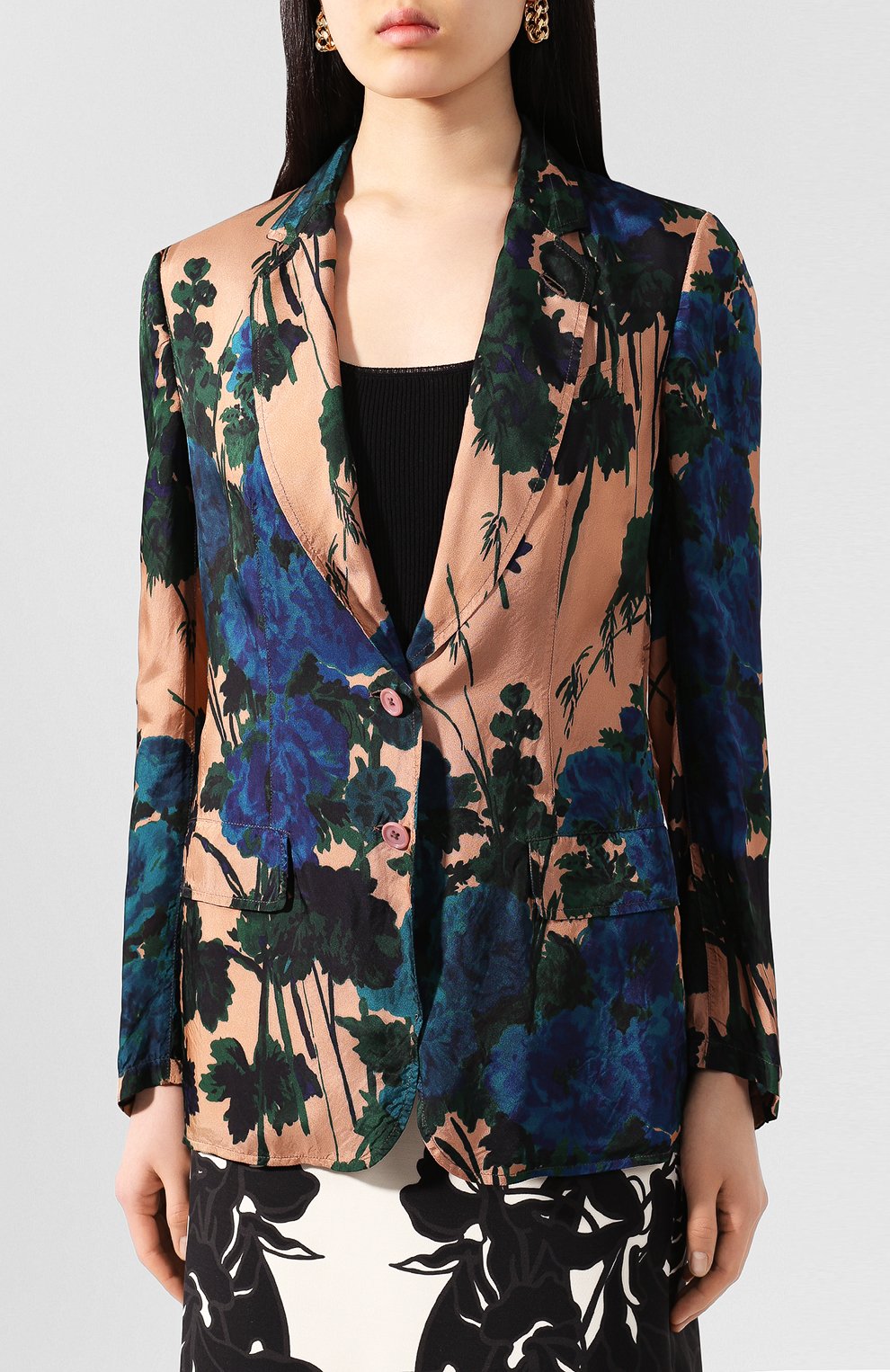 Жакет из вискозы DRIES VAN NOTEN, арт. 201-10452-9404, фото 3