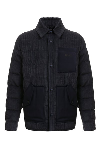 Мужская вельветовый пуховик KNT, арт. UGK077K0234F