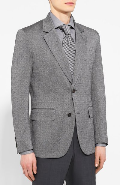 Пиджак из смеси хлопка и шелка BRIONI, арт. UJ9W0L/P8616, фото 3