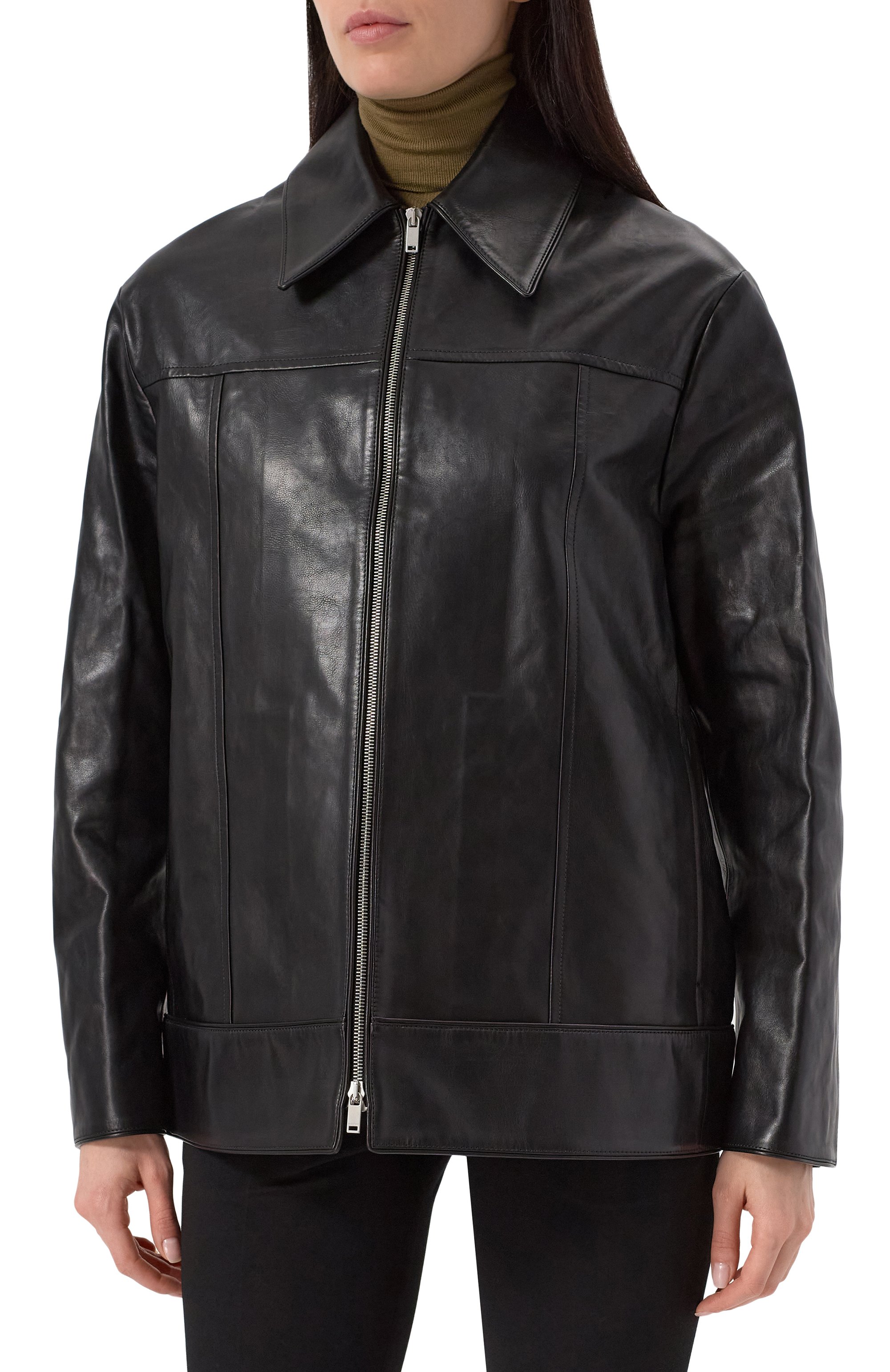 Кожаная куртка JIL SANDER, арт. J03BN0183-J07207, фото 3