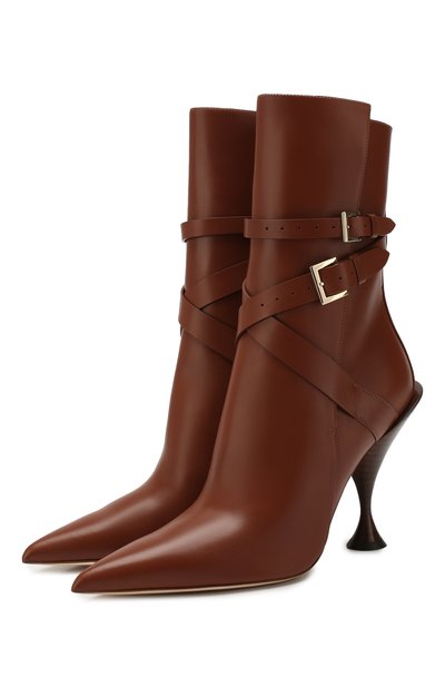 Кожаные ботильоны BURBERRY, арт. 8020112, фото 1
