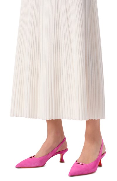 Замшевые туфли SANTONI, арт. WDIG71918HA2NHZW, фото 2