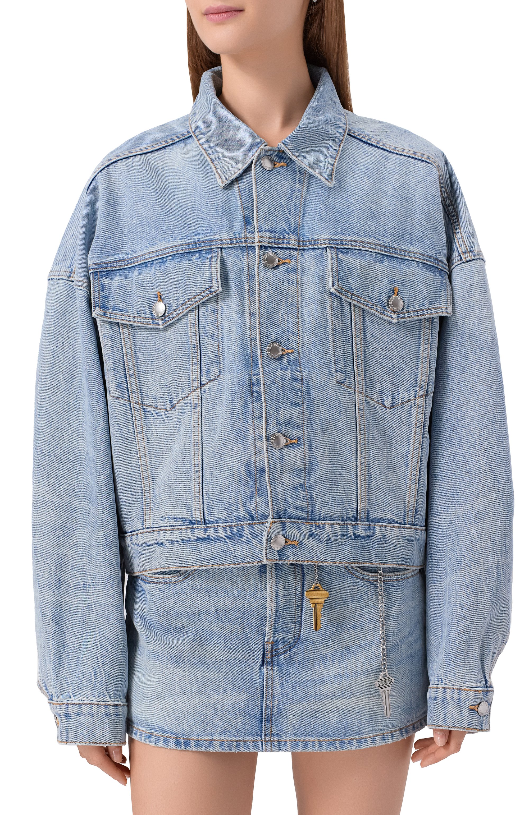 Джинсовая куртка ALEXANDER WANG, арт. 4DC3252777, фото 3