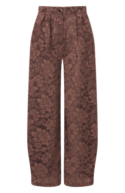 Женские брюки из хлопка и вискозы ROWEN ROSE, арт. PNT_RR286