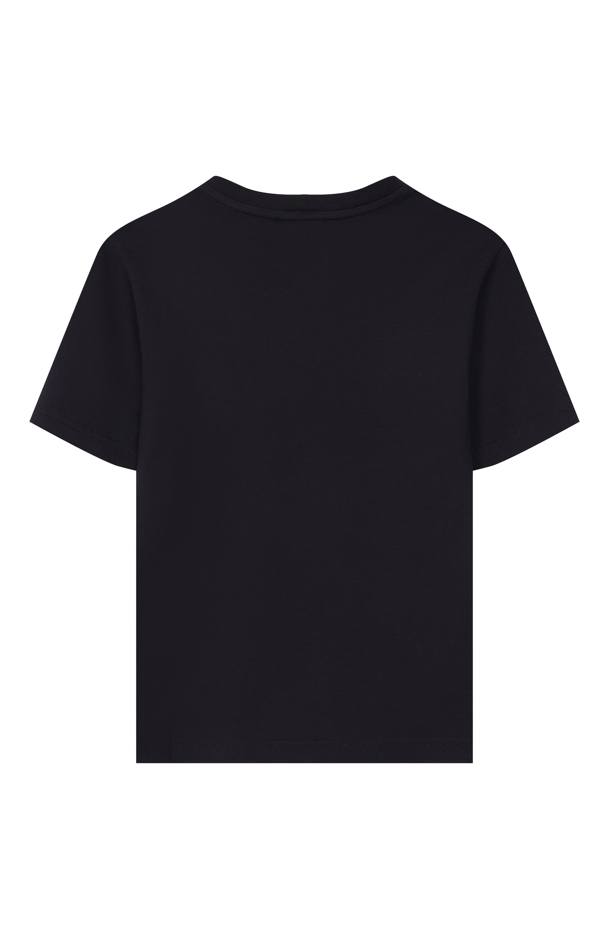 Хлопковая футболка DOLCE & GABBANA темно-синего цвета по цене 23600 руб., арт. L4JTHU/G7PMI, фото 2 Хлопковая футболка DOLCE & GABBANA, арт. L4JTHU/G7PMI, фото 2