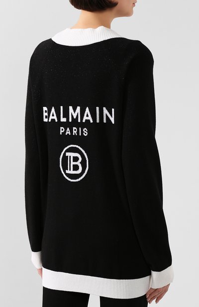 Шерстяной кардиган BALMAIN, арт. TF13405/K023, фото 4