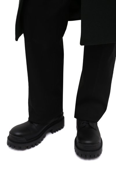 Кожаные ботинки strike BALENCIAGA, арт. 600911/WBB00, фото 3