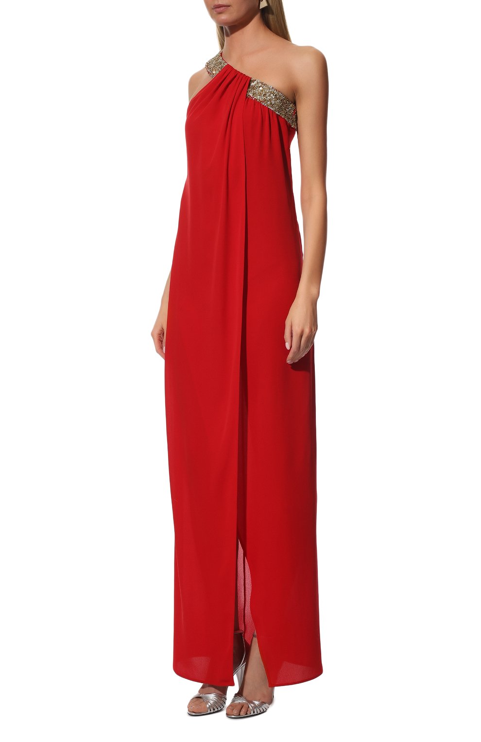 Шелковое платье VALENTINO, арт. XB0VDD751MH, фото 3