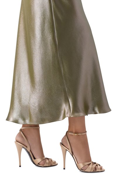 Текстильные босоножки chandelle 110 SAINT LAURENT, арт. 842710/9QNA0, фото 2