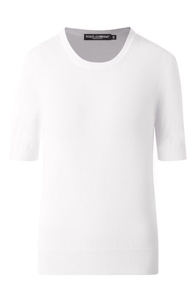 Женский пуловер из вискозы и хлопка DOLCE & GABBANA, арт. FXG26T/JFMEB