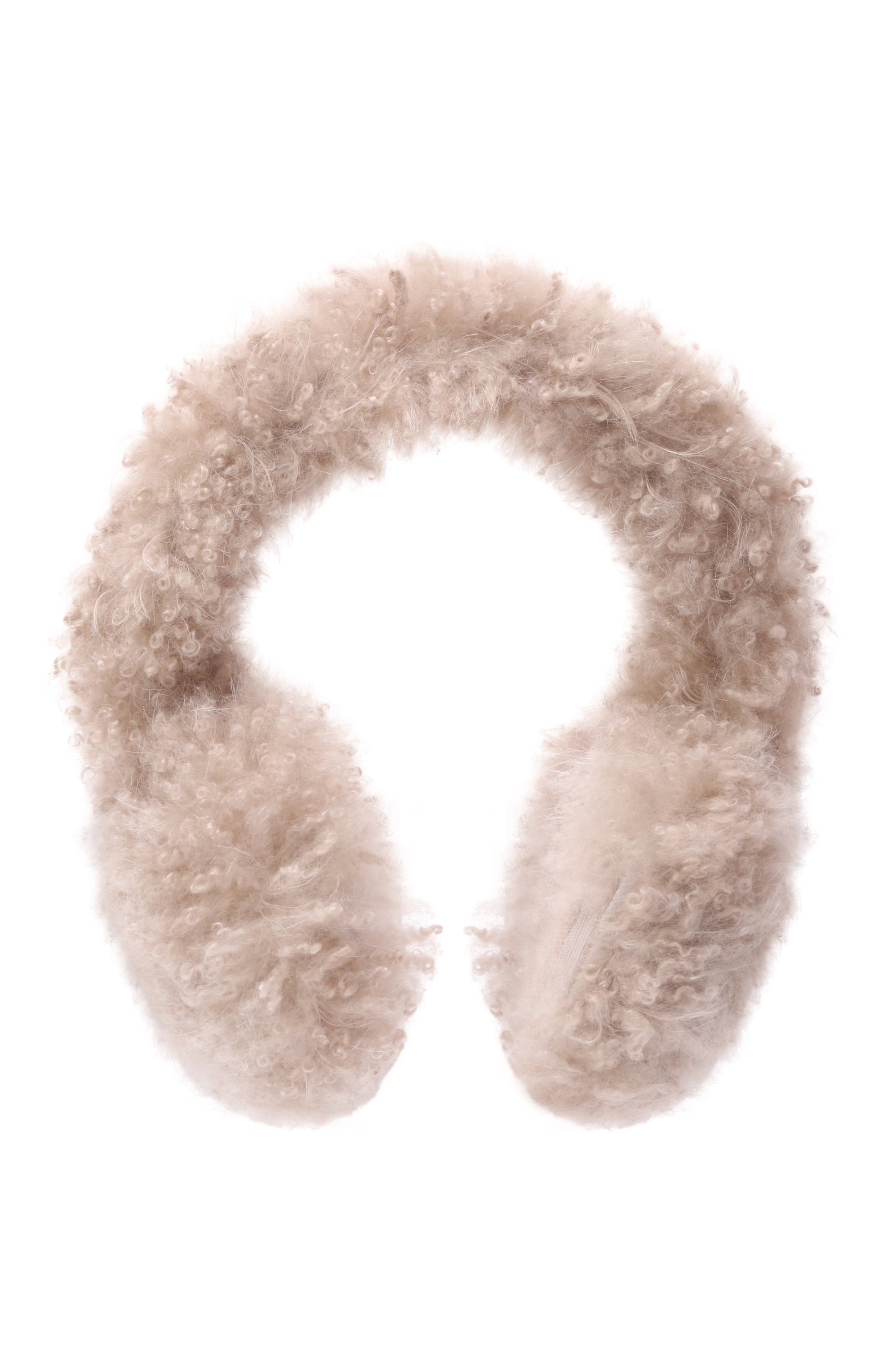 Меховые наушники из овчины YVES SALOMON, арт. 26WAA623XXMAAG, фото 1