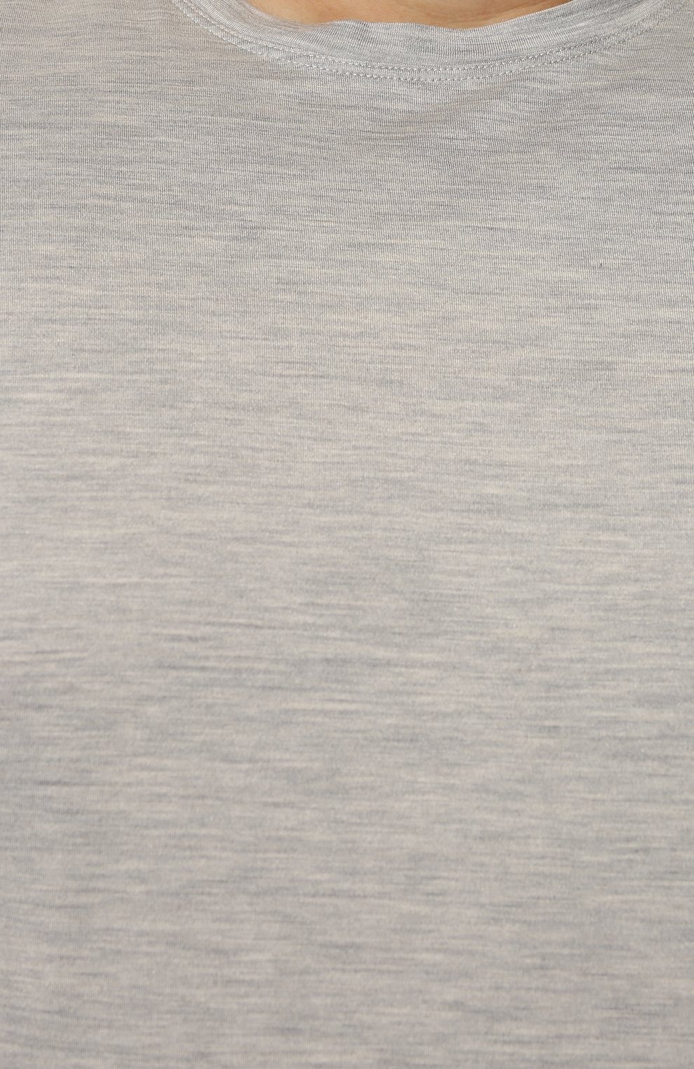Футболка из шелка и хлопка KIRED серого цвета по цене 35950 руб., арт. WBACI0MW7521501002/64-74, фото 5 Футболка из шелка и хлопка KIRED, арт. WBACI0MW7521501002/64-74, фото 5