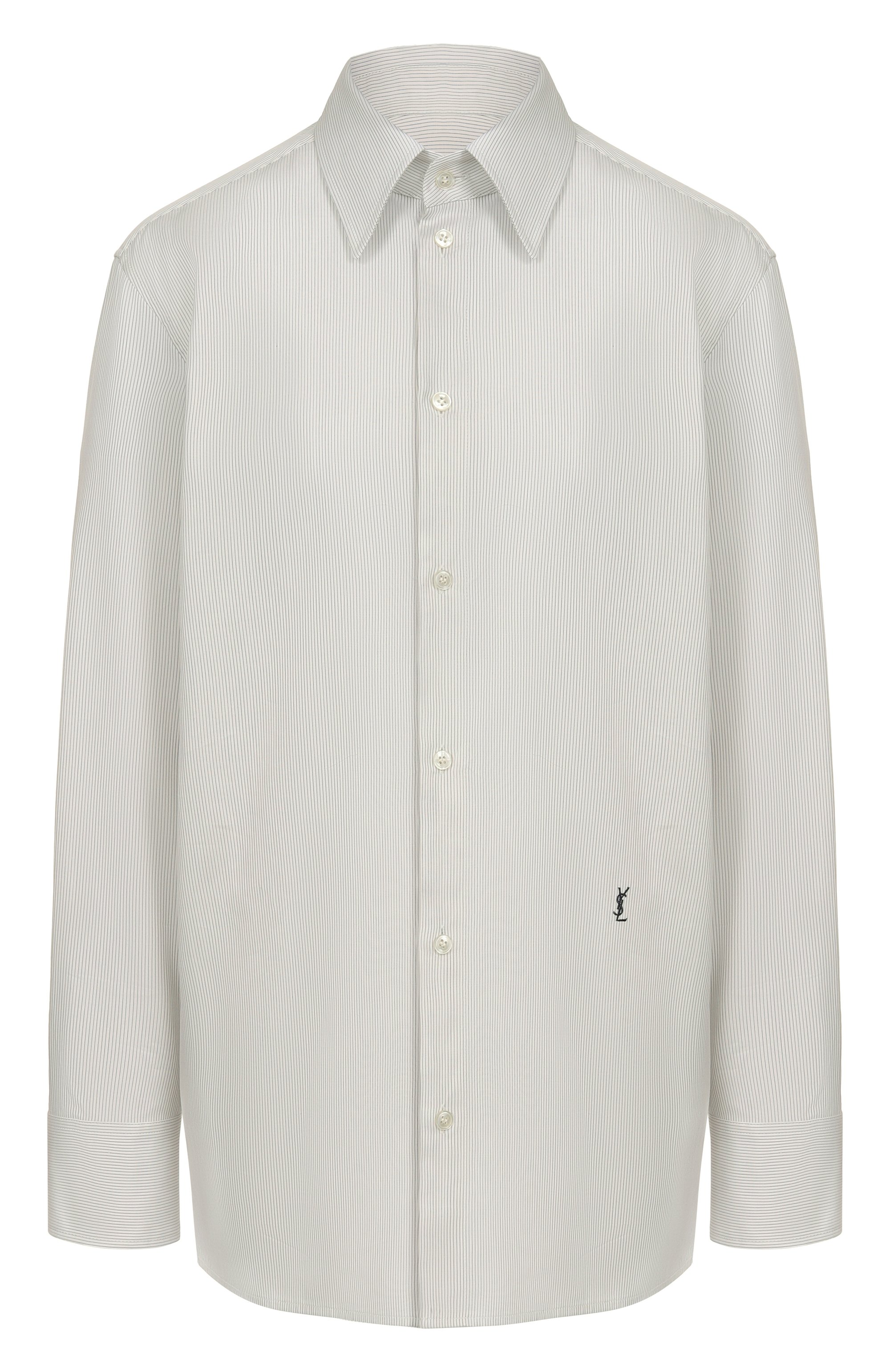 Хлопковая рубашка SAINT LAURENT, арт. 830240/Y5G30, фото 1