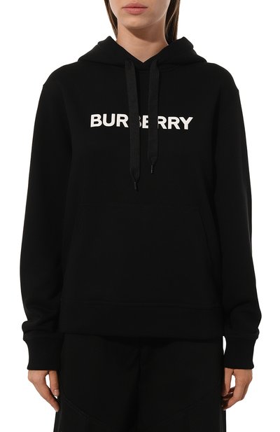 Хлопковое худи BURBERRY, арт. 8054386, фото 3