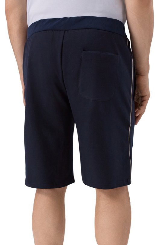 Шорты из лиоцелла и хлопка Paul&Shark 26411806_001 Синий  26411806_001 Фото 4