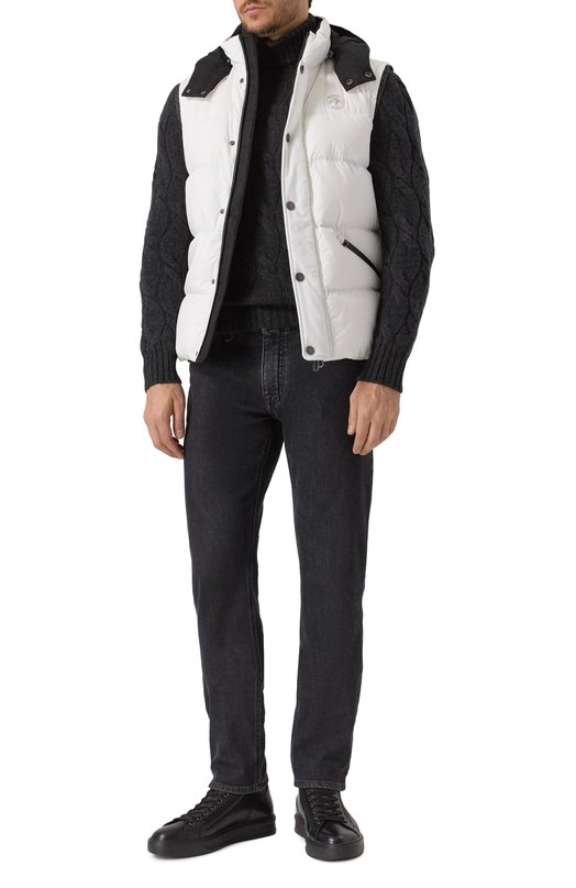 Утепленный жилет Stefano Ricci M6J5400080/PL002Q/60-62 Белый  M6J5400080/PL002Q/60-62 Фото 2