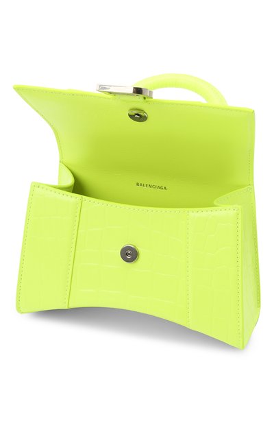 Сумка hourglass xs BALENCIAGA зеленого цвета по цене 226000 руб., арт. 592833/15VDY, фото 4 Сумка hourglass xs BALENCIAGA, арт. 592833/15VDY, фото 4