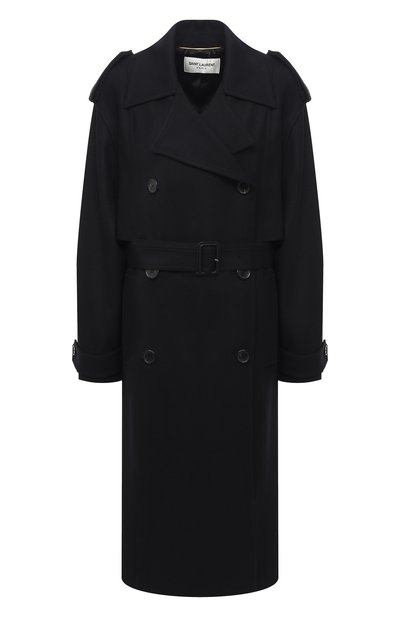 Женское шерстяное пальто SAINT LAURENT, арт. 630496/Y136V