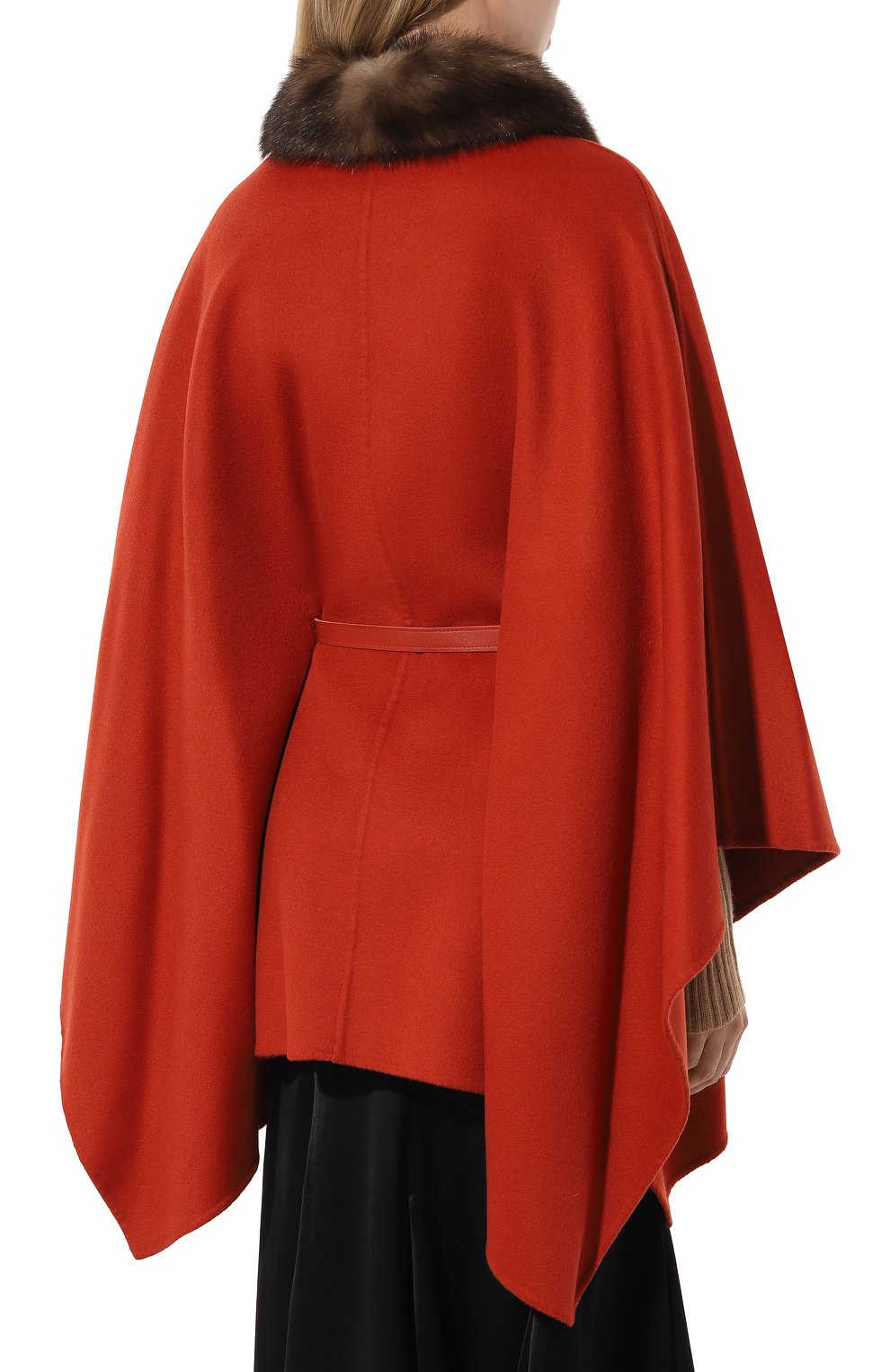 Кашемировый кейп SABLEFUR, арт. 72215-sb-01, фото 4