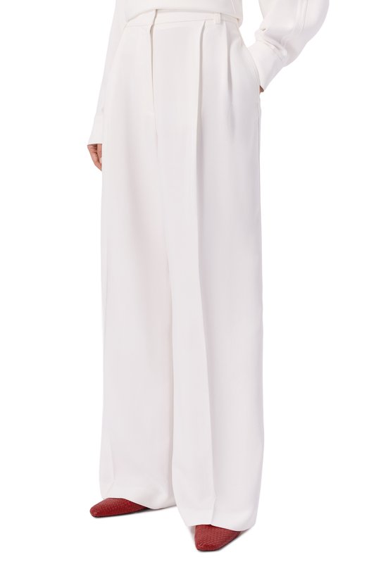 Брюки из вискозы и лиоцелла Iro WP23HELIS Белый  WP23HELIS Фото 3