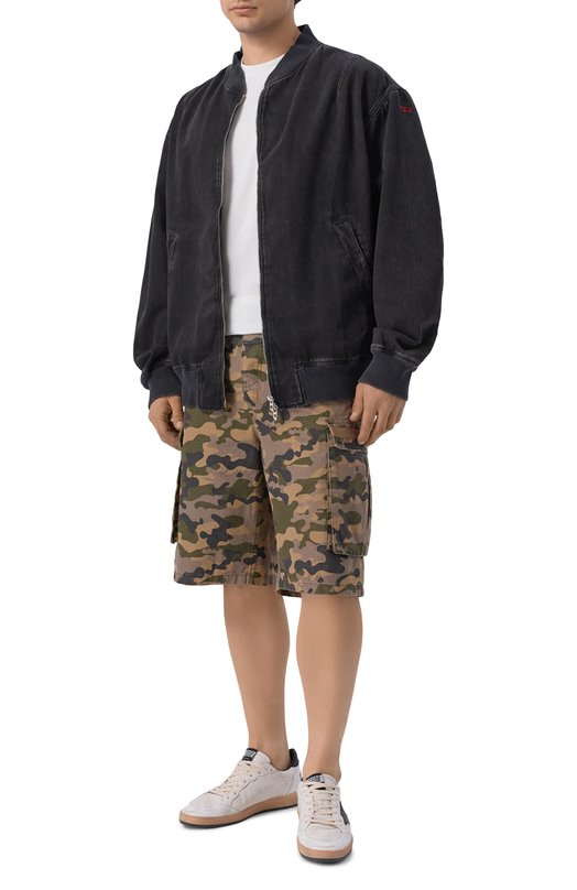 Хлопковые шорты Ksubi MPS26WA028 Хаки  MPS26WA028 Фото 2