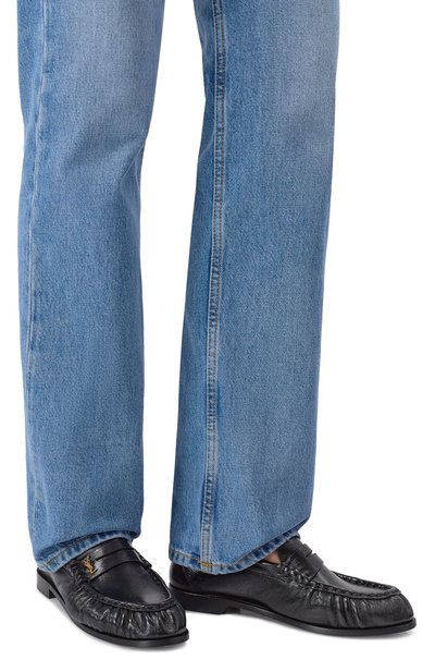Кожаные пенни-лоферы le loafer SAINT LAURENT, арт. 818908/AA00K, фото 2