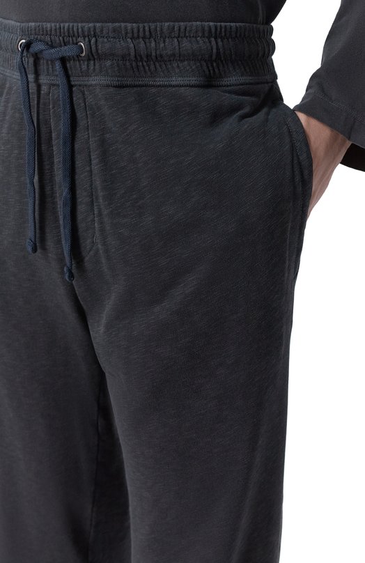 Хлопковые домашние брюки James Perse MXA1161 Серый  MXA1161 Фото 5