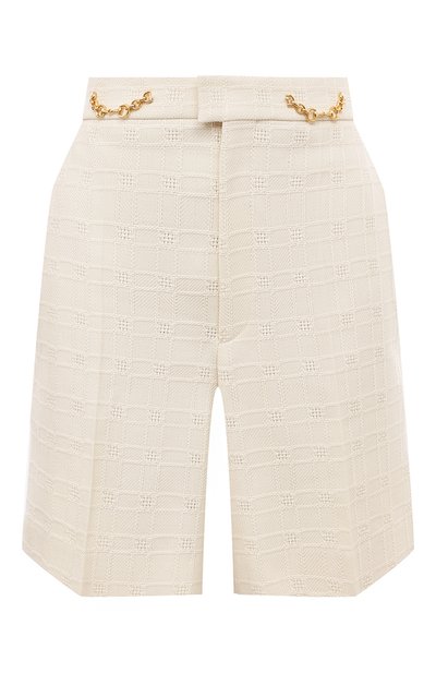 Женские шорты из хлопка и шерсти GUCCI, арт. 631499 ZAD93