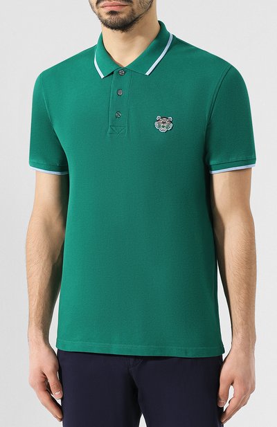 Хлопковое поло  KENZO, арт. 5P00014BA, фото 3