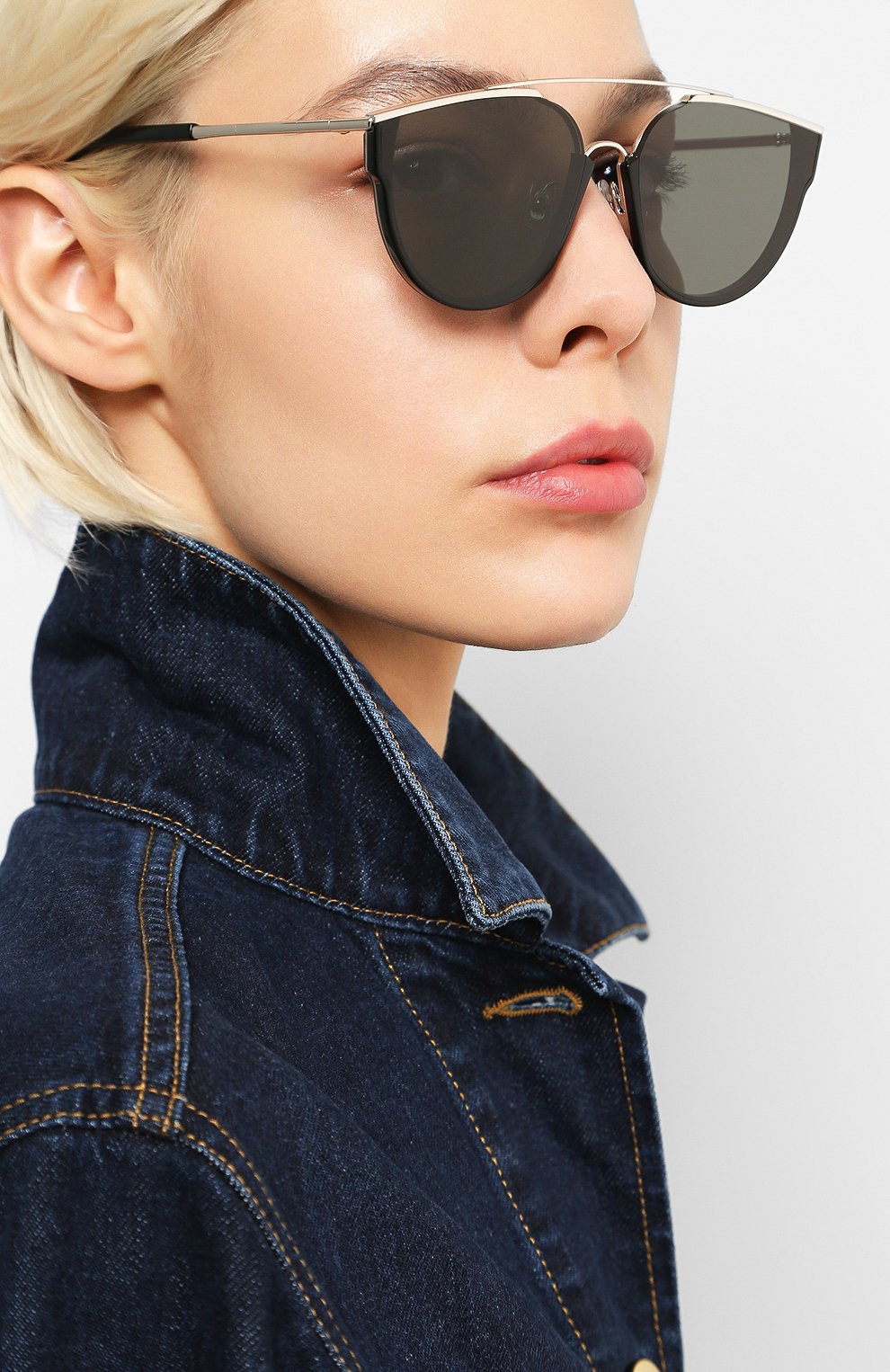 Солнцезащитные очки GENTLE MONSTER черного цвета по цене 28950 руб., арт. L0E.S 01, фото 2 Солнцезащитные очки GENTLE MONSTER, арт. L0E.S 01, фото 2