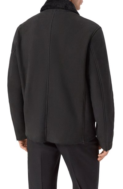 Дубленка GIORGIO BRATO черного цвета по цене 286500 руб., арт. GU26F26000SHTM, фото 4 Дубленка GIORGIO BRATO, арт. GU26F26000SHTM, фото 4