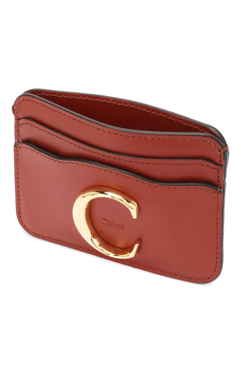 Кожаный футляр для кредитных карт CHLOÉ, арт. CHC19UP085A37, фото 3
