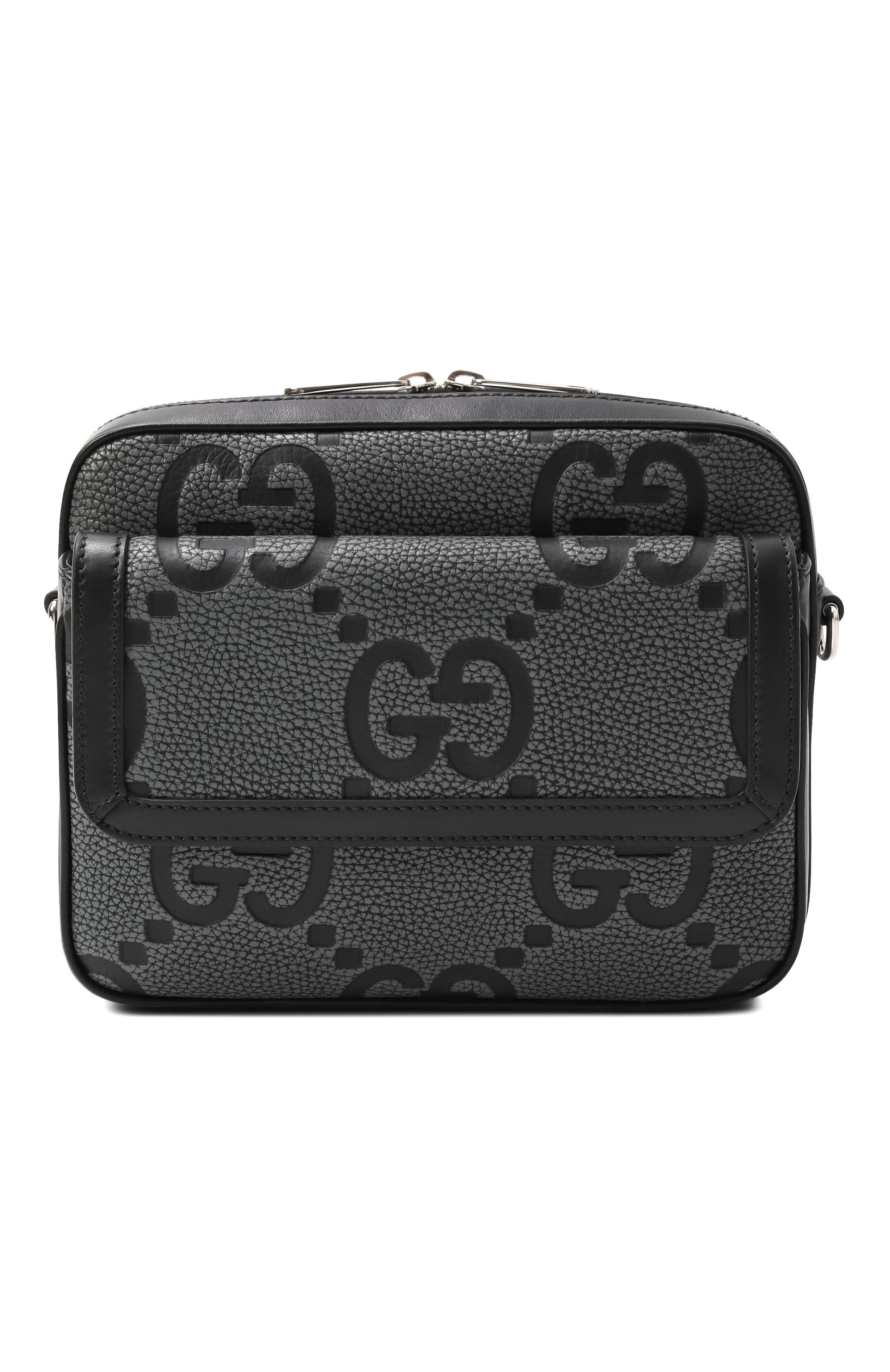 Сумка jumbo gg GUCCI темно-серого цвета по цене 288000 руб., арт. 794088/AAECE, фото 1 Сумка jumbo gg GUCCI, арт. 794088/AAECE, фото 1