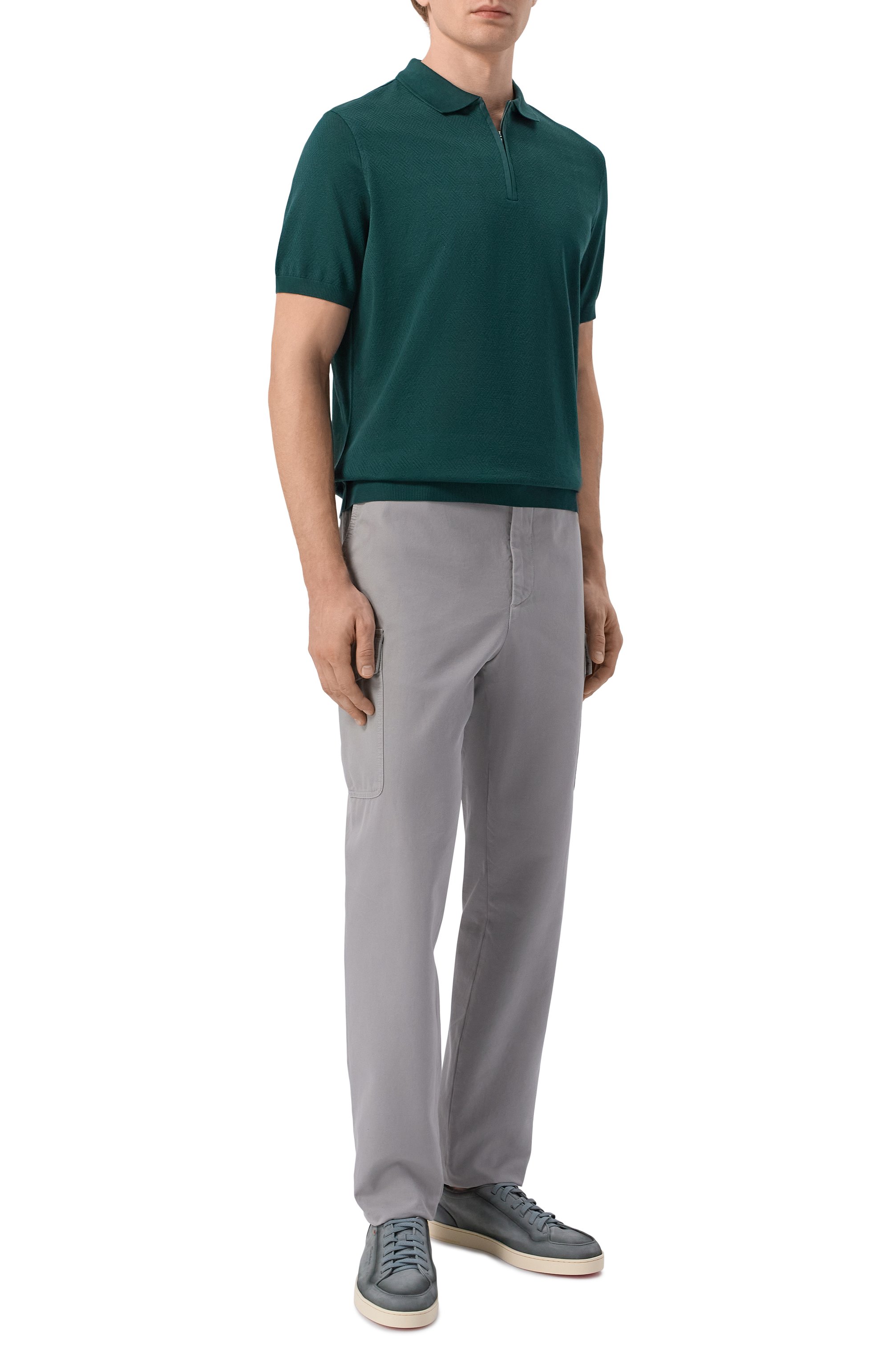 Хлопковое поло CORNELIANI, арт. 27G514/2725018, фото 2