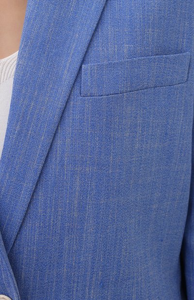 Жакет изо льна и вискозы OFF-WHITE, арт. 0WEF064S21FAB001, фото 5