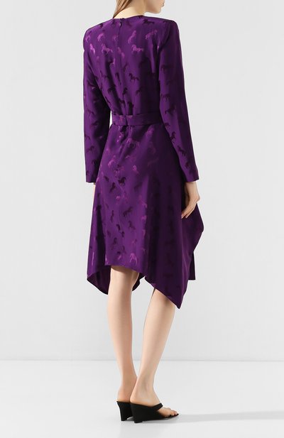 Платье из смеси вискозы и шелка STELLA MCCARTNEY, арт. 600237/SNA57, фото 4