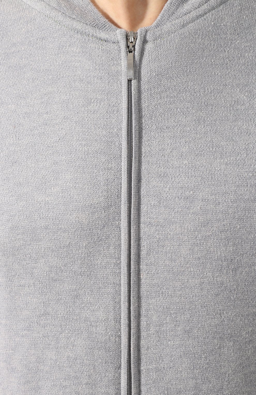 Кардиган из смеси хлопка и кашемира GRAN SASSO серого цвета по цене 47350 руб., арт. 57101/23212, фото 5 Кардиган из смеси хлопка и кашемира GRAN SASSO, арт. 57101/23212, фото 5