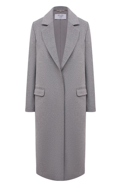 Пальто из шерсти и кашемира SEVEN LAB, арт. CMAR grey, фото 1