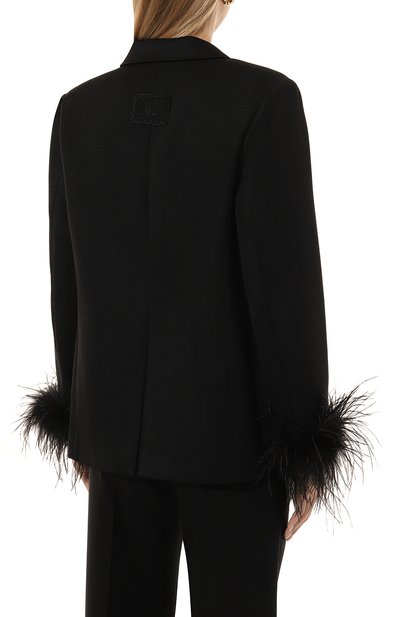 Шерстяной жакет с отделкой перьями AKHMADULLINA, арт. 1225.2JT901/W713, фото 4
