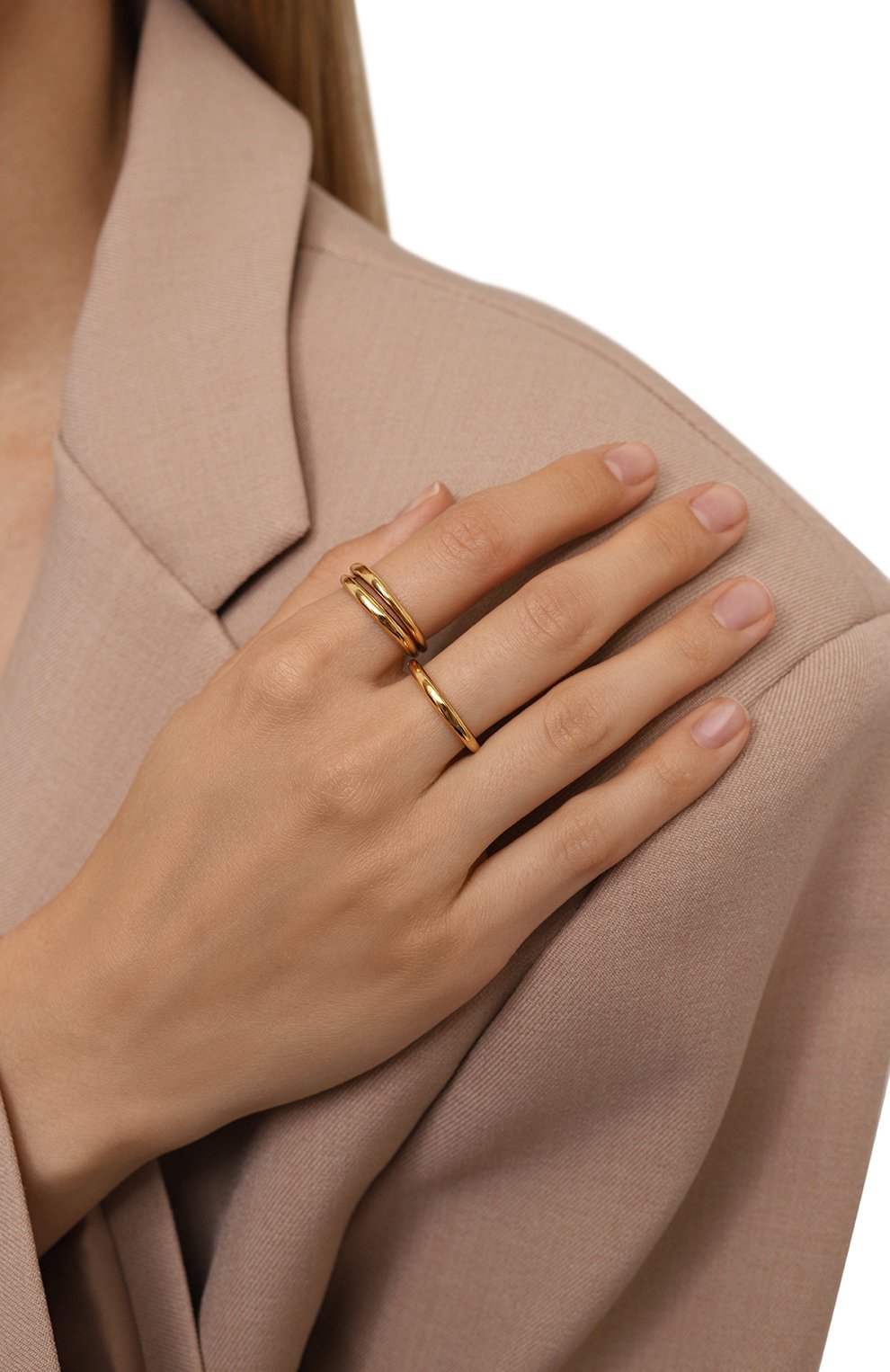 Комплект из трех колец LUV AJ, арт. CAM-R-ARS-G-6, фото 2