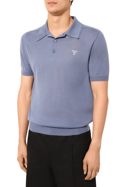 Кашемировое поло PRADA, арт. UMB313-10IR-F0154-221, фото 3