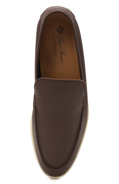 Кожаные лоферы summer walk LORO PIANA, арт. FAI1528, фото 5