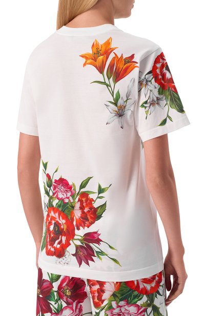 Хлопковая футболка DOLCE & GABBANA, арт. F8U04T/GDDC3, фото 4