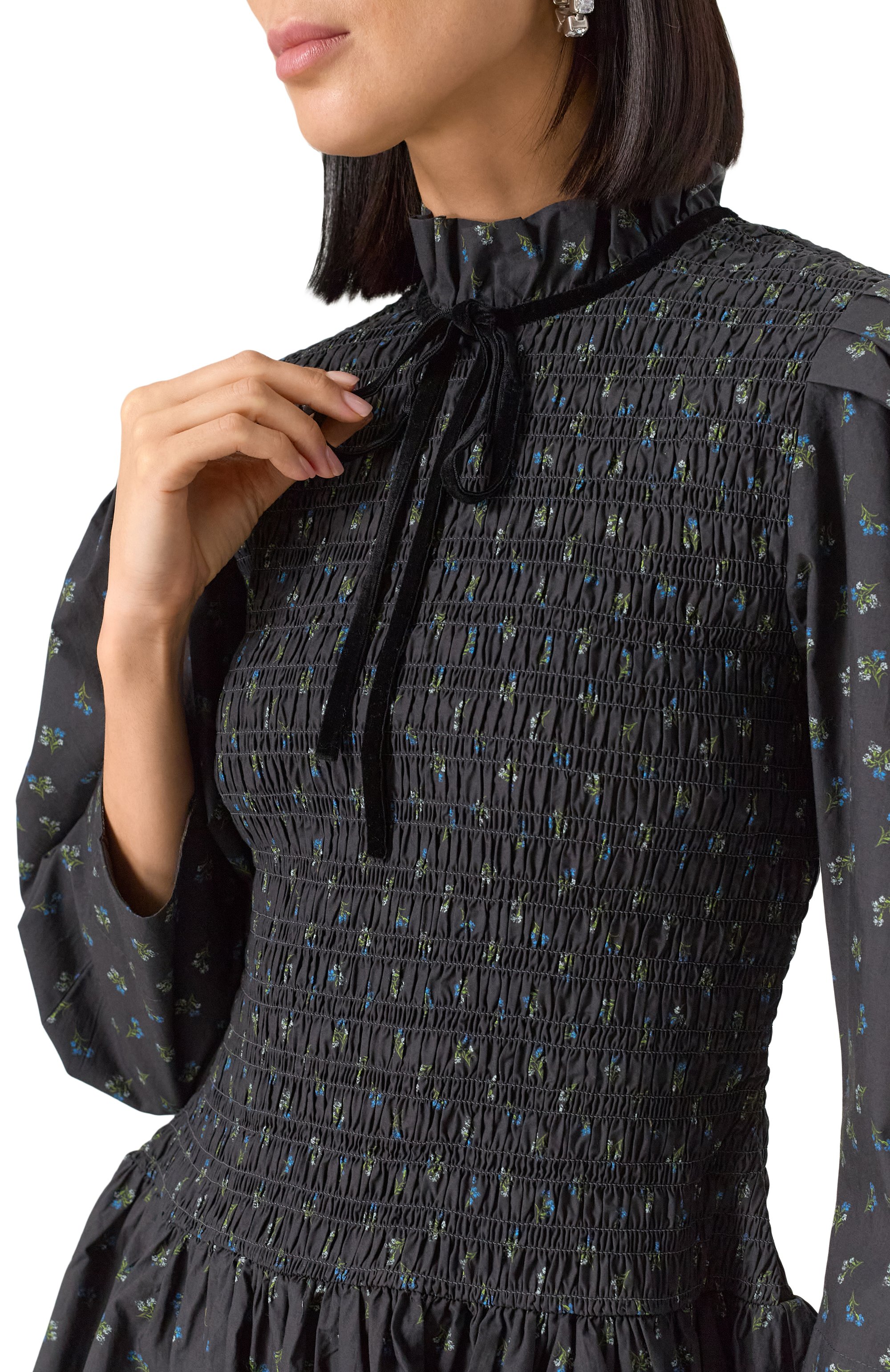 Хлопковое платье GANNI, арт. W0074, фото 5